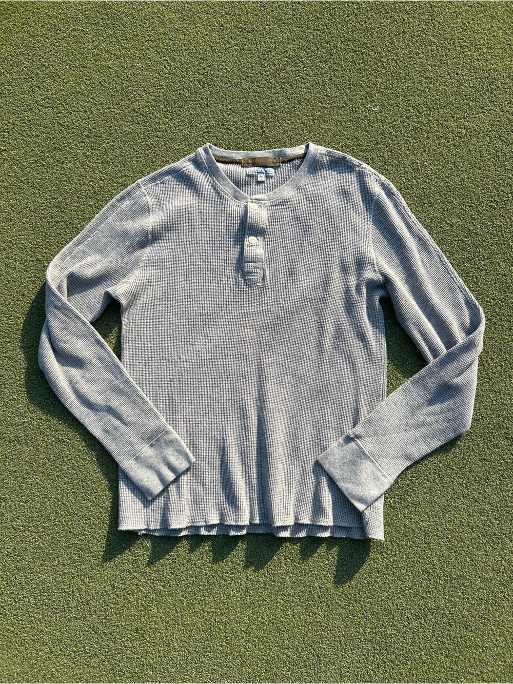Wallace & Barnes x JCrew Men’s Thermal Henley, Size L